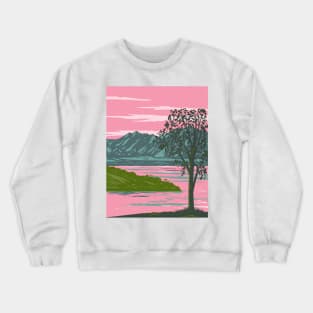 Lake Havasu in California and Arizona USA WPA Art Poster Crewneck Sweatshirt